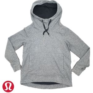 Lululemon Athletica Womens Size 8 Grey "Split Pullover" Speckled Black‎ / Black